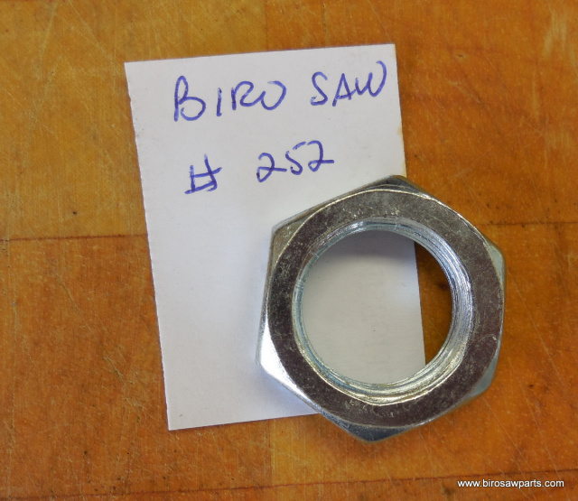 Upper Shaft Lock Nut For Biro Saw 11, 22, 33, 34, 3334 & 1433 Replaces #252
